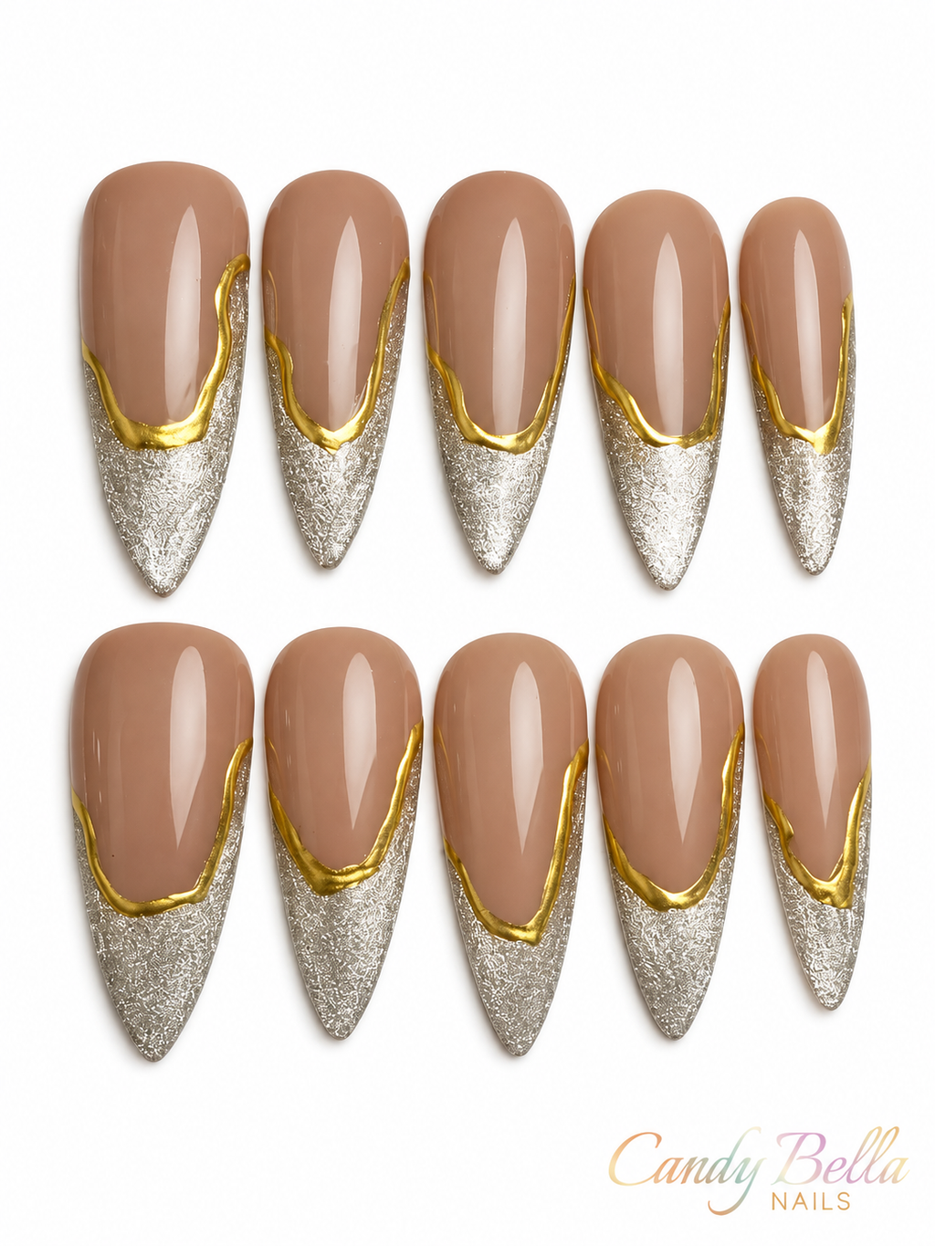 Gold Stiletto French