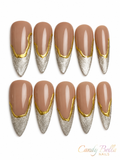 Gold Stiletto French