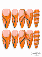 Orange and gold Stiletto