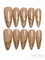 Gold Glitter Stiletto