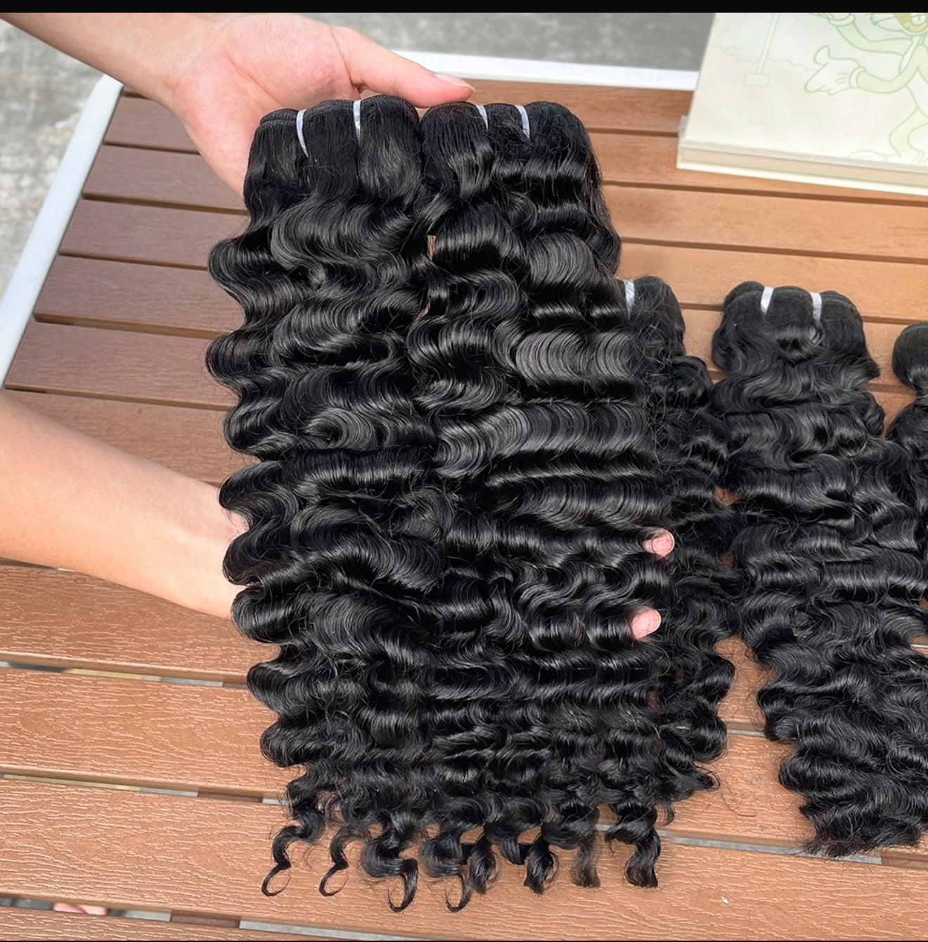 Burmese Curly bundles raw