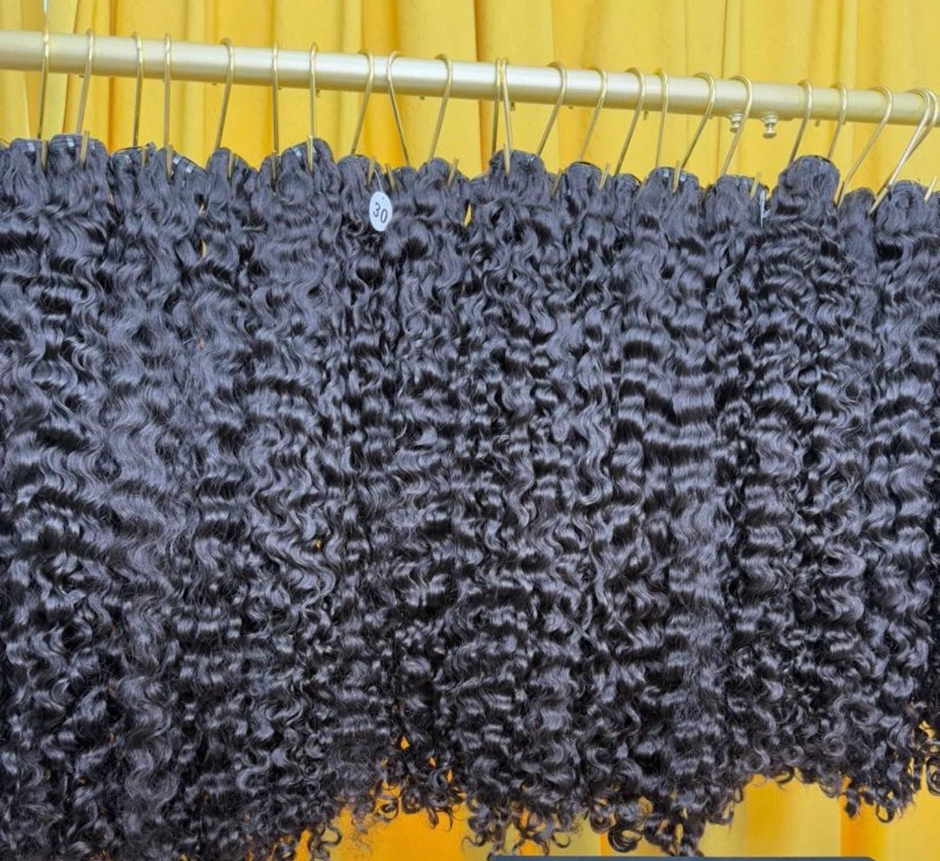 Burmese Curly bundles raw
